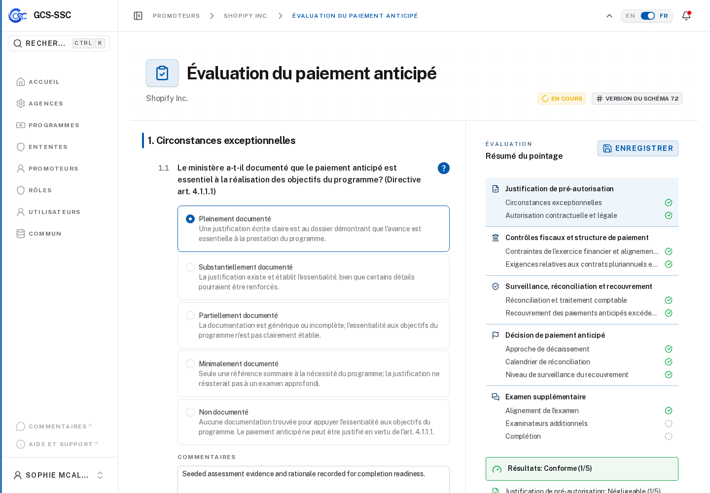 Flux d evaluation d execution
